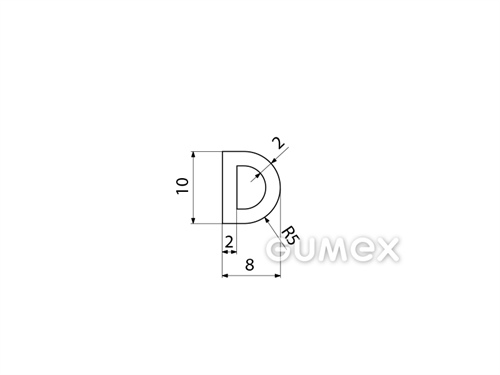 SILIKONPROFILE D-FORM